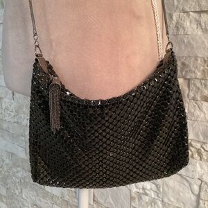 Vintage Anabella Black Metal Bag